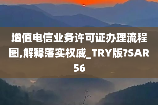 增值电信业务许可证办理流程图,解释落实权威_TRY版?SAR56