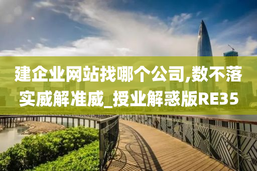 建企业网站找哪个公司,数不落实威解准威_授业解惑版RE35