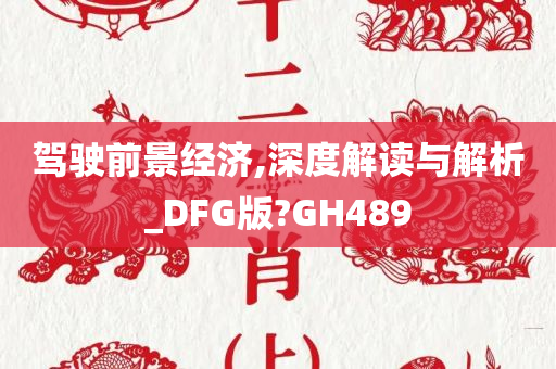 驾驶前景经济,深度解读与解析_DFG版?GH489