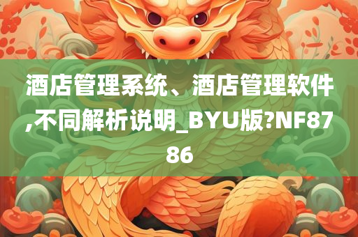 酒店管理系统、酒店管理软件,不同解析说明_BYU版?NF8786