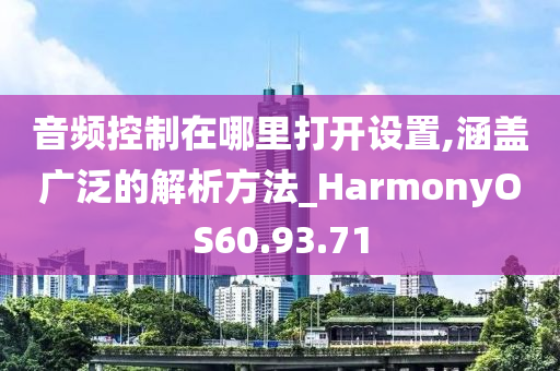 音频控制在哪里打开设置,涵盖广泛的解析方法_HarmonyOS60.93.71