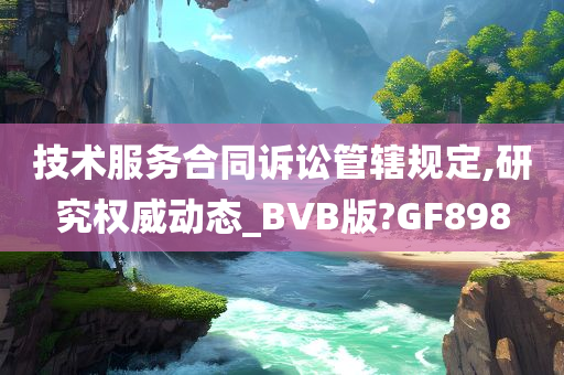 技术服务合同诉讼管辖规定,研究权威动态_BVB版?GF898