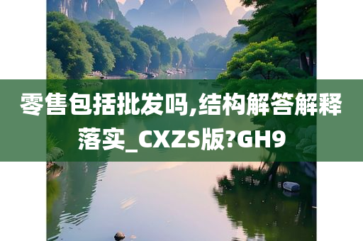 零售包括批发吗,结构解答解释落实_CXZS版?GH9