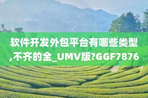 软件开发外包平台有哪些类型,不齐的全_UMV版?GGF7876