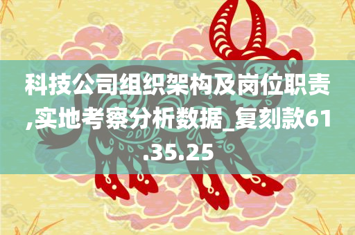 科技公司组织架构及岗位职责,实地考察分析数据_复刻款61.35.25