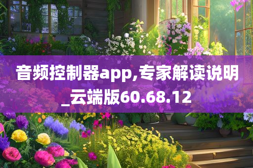 音频控制器app,专家解读说明_云端版60.68.12