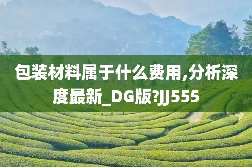 包装材料属于什么费用,分析深度最新_DG版?JJ555