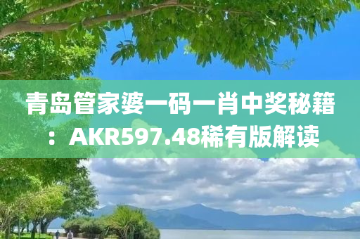 青岛管家婆一码一肖中奖秘籍：AKR597.48稀有版解读