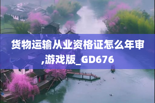 货物运输从业资格证怎么年审,游戏版_GD676