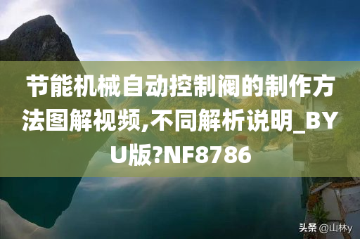 节能机械自动控制阀的制作方法图解视频,不同解析说明_BYU版?NF8786