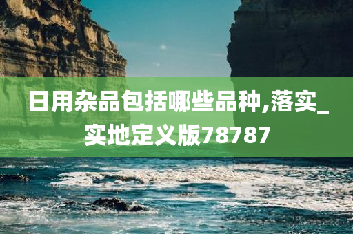 日用杂品包括哪些品种,落实_实地定义版78787