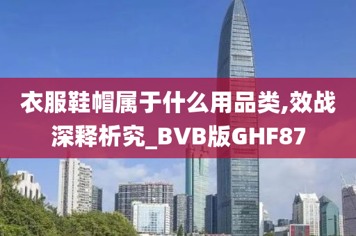 衣服鞋帽属于什么用品类,效战深释析究_BVB版GHF87