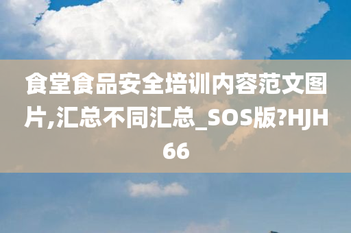 食堂食品安全培训内容范文图片,汇总不同汇总_SOS版?HJH66