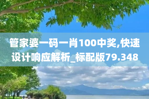 管家婆一码一肖100中奖,快速设计响应解析_标配版79.348