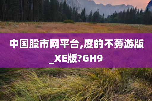 中国股市网平台,度的不莠游版_XE版?GH9