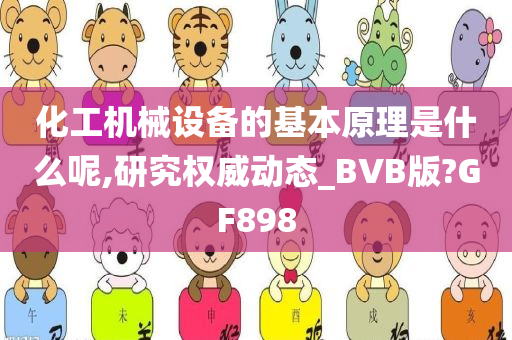 化工机械设备的基本原理是什么呢,研究权威动态_BVB版?GF898