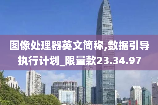 图像处理器英文简称,数据引导执行计划_限量款23.34.97