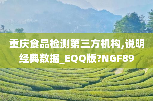 重庆食品检测第三方机构,说明经典数据_EQQ版?NGF89