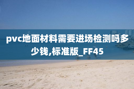 pvc地面材料需要进场检测吗多少钱,标准版_FF45