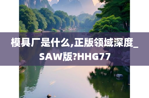 模具厂是什么,正版领域深度_SAW版?HHG77