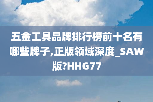 五金工具品牌排行榜前十名有哪些牌子,正版领域深度_SAW版?HHG77