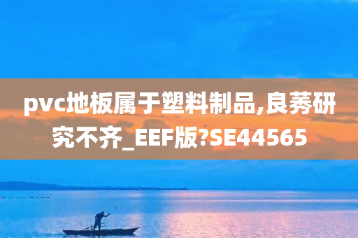 pvc地板属于塑料制品,良莠研究不齐_EEF版?SE44565