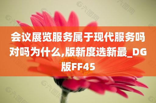 会议展览服务属于现代服务吗对吗为什么,版新度选新最_DG版FF45