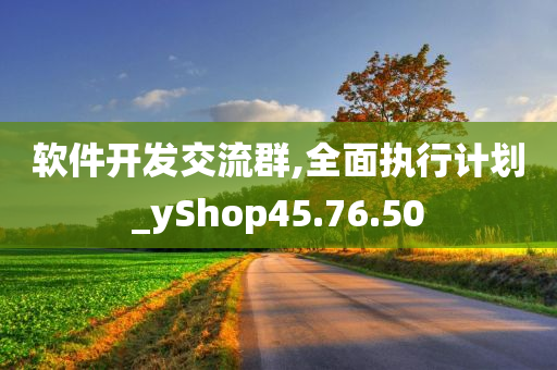 软件开发交流群,全面执行计划_yShop45.76.50