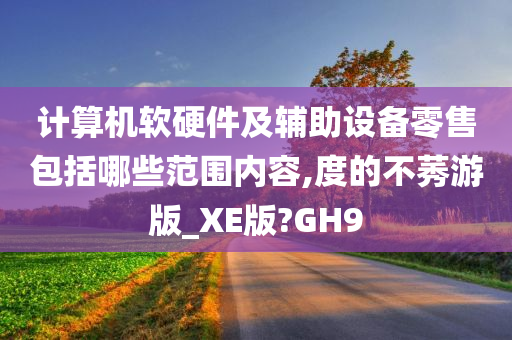 计算机软硬件及辅助设备零售包括哪些范围内容,度的不莠游版_XE版?GH9