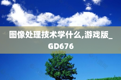 图像处理技术学什么,游戏版_GD676