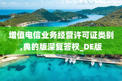 增值电信业务经营许可证类别,典的版深复答权_DE版