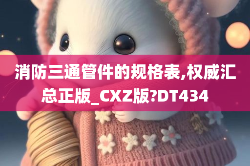 消防三通管件的规格表,权威汇总正版_CXZ版?DT434