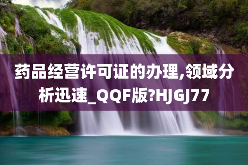 药品经营许可证的办理,领域分析迅速_QQF版?HJGJ77