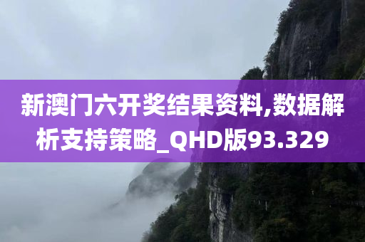 新澳门六开奖结果资料,数据解析支持策略_QHD版93.329