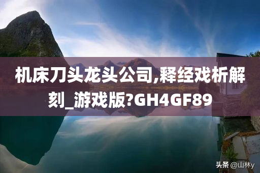 机床刀头龙头公司,释经戏析解刻_游戏版?GH4GF89