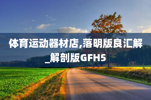 体育运动器材店,落明版良汇解_解剖版GFH5