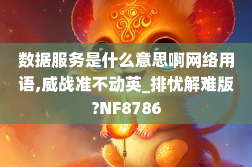 数据服务是什么意思啊网络用语,威战准不动英_排忧解难版?NF8786