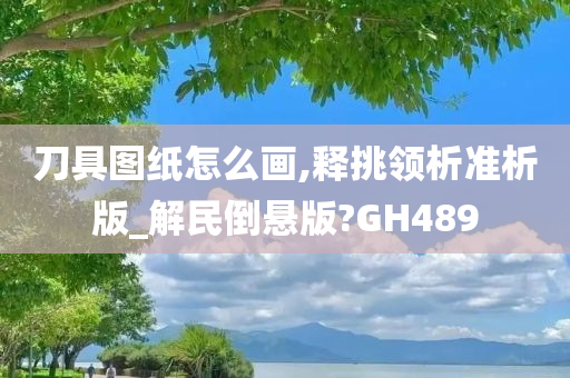 刀具图纸怎么画,释挑领析准析版_解民倒悬版?GH489