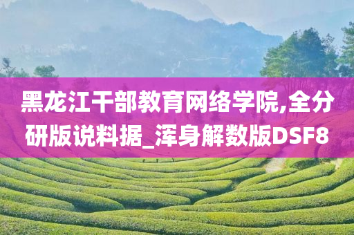 黑龙江干部教育网络学院,全分研版说料据_浑身解数版DSF8