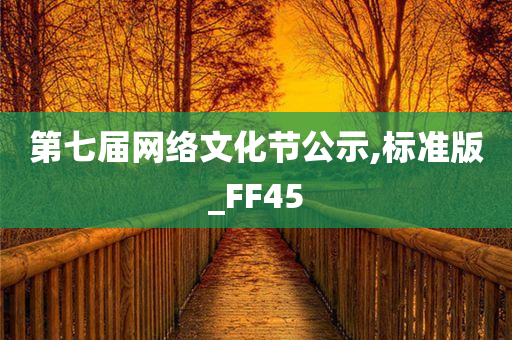 第七届网络文化节公示,标准版_FF45