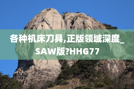 各种机床刀具,正版领域深度_SAW版?HHG77