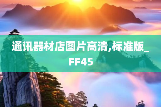 通讯器材店图片高清,标准版_FF45