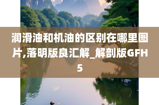 润滑油和机油的区别在哪里图片,落明版良汇解_解剖版GFH5