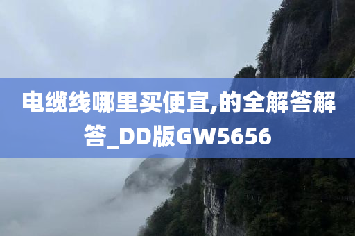 电缆线哪里买便宜,的全解答解答_DD版GW5656