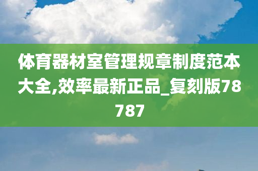 体育器材室管理规章制度范本大全,效率最新正品_复刻版78787