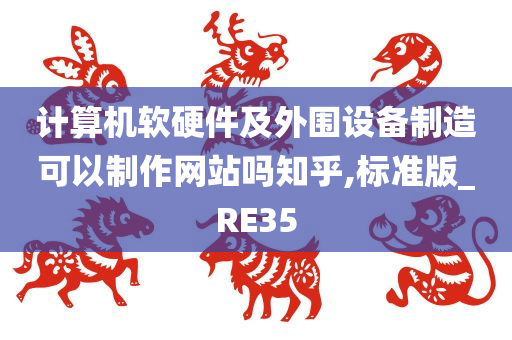 计算机软硬件及外围设备制造可以制作网站吗知乎,标准版_RE35