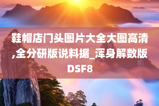 鞋帽店门头图片大全大图高清,全分研版说料据_浑身解数版DSF8