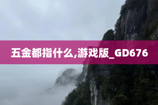 五金都指什么,游戏版_GD676