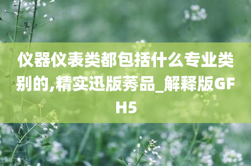 专业类别