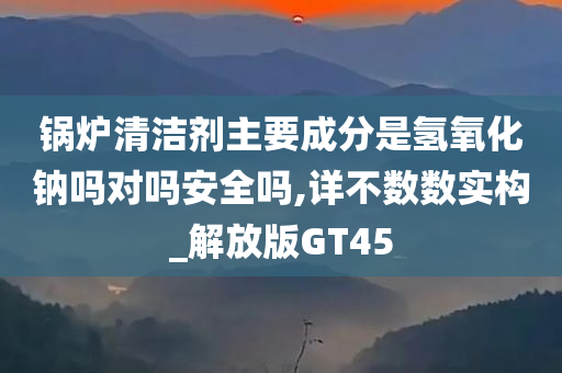 锅炉清洁剂主要成分是氢氧化钠吗对吗安全吗,详不数数实构_解放版GT45